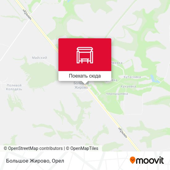 Карта Большое Жирово