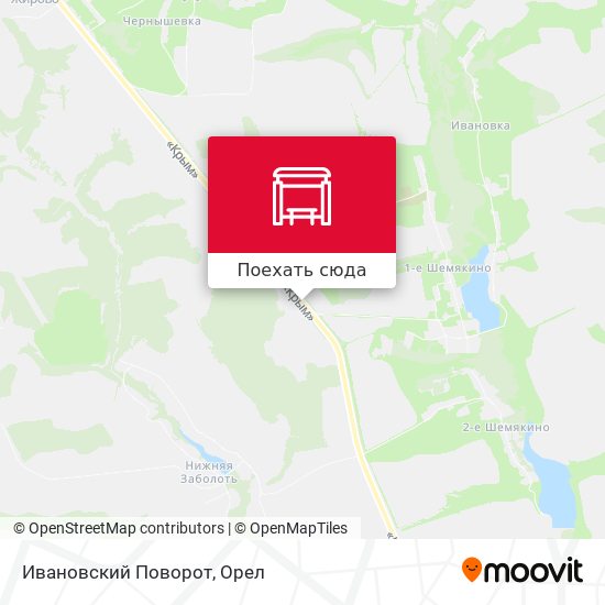 Карта Ивановский Поворот