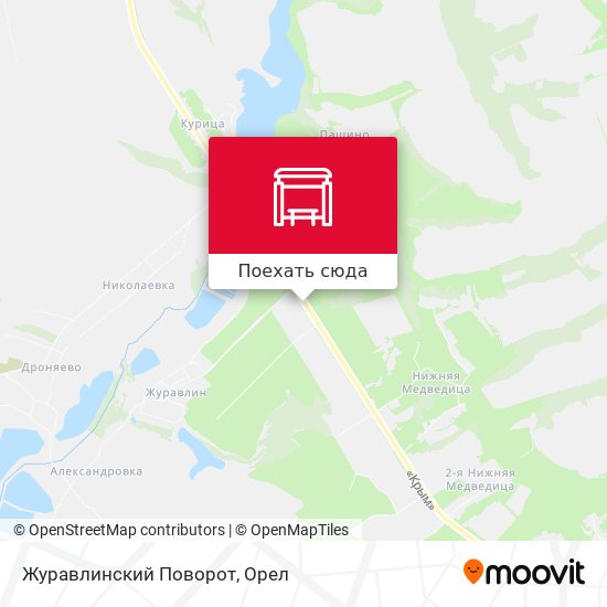 Карта Журавлинский Поворот