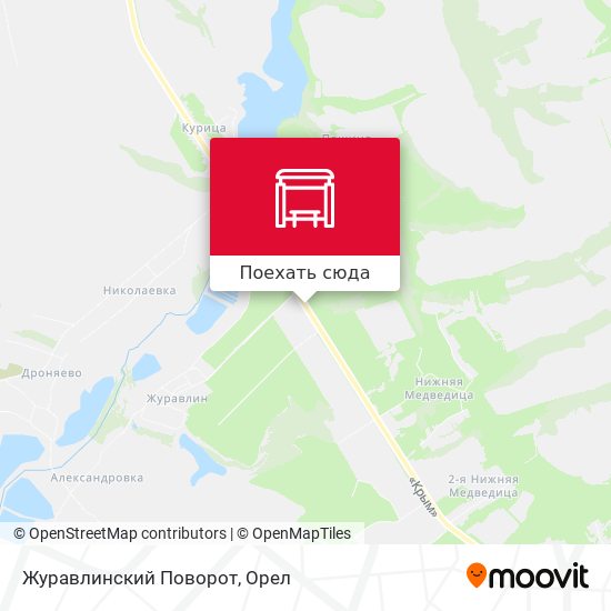 Карта Журавлинский Поворот