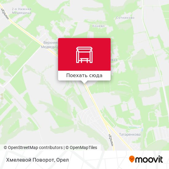 Карта Хмелевой Поворот