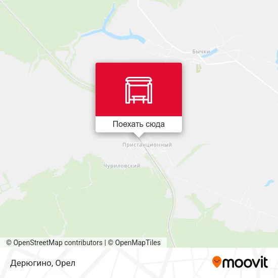 Карта Дерюгино