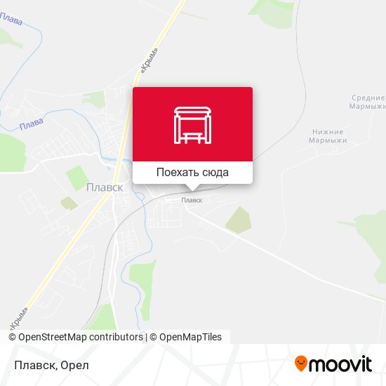Карта Плавск
