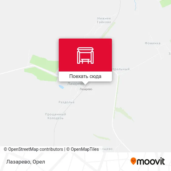 Карта Лазарево