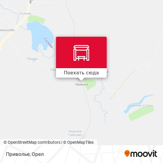 Карта Приволье