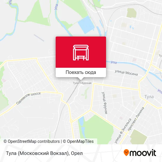 Карта Тула (Московский Вокзал)