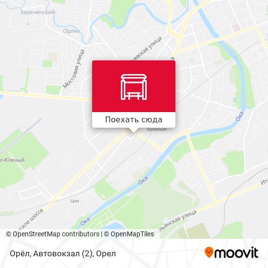 Карта Орёл, Автовокзал (2)