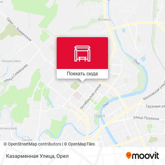 Карта Казарменная Улица