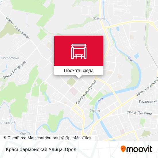 Карта Красноармейская Улица