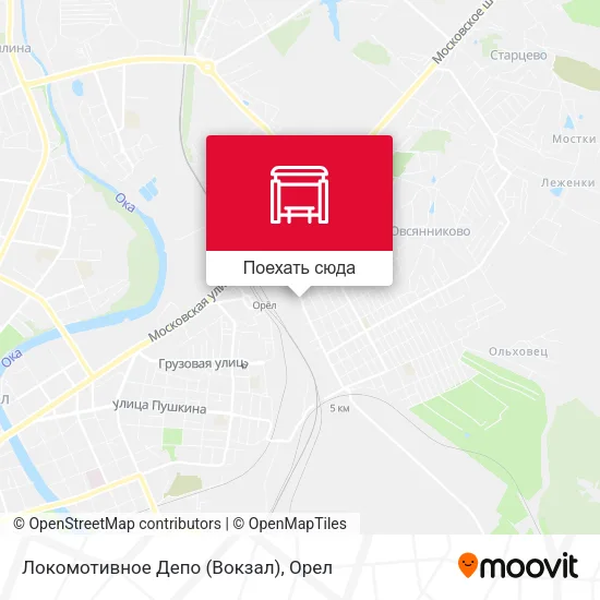 Карта Локомотивное Депо (Вокзал)