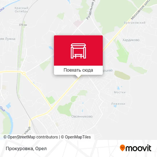 Карта Прокуровка