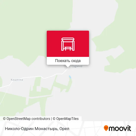 Карта Николо-Одрин Монастырь