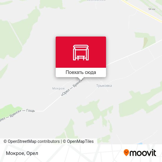 Карта Мокрое