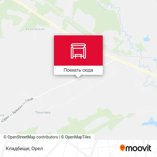 Карта Кладбище