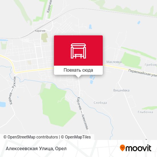 Карта Алексеевская Улица