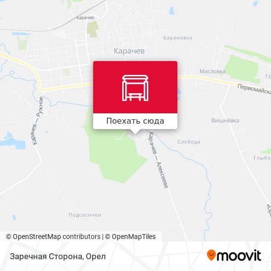 Карта Заречная Сторона
