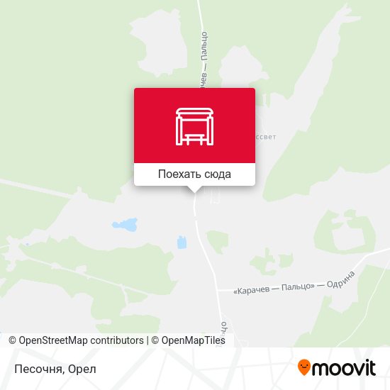 Карта Песочня