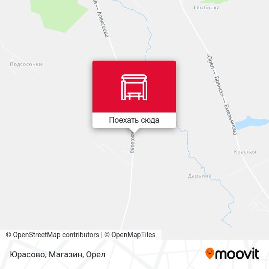 Карта Юрасово, Магазин