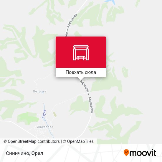 Карта Синичино