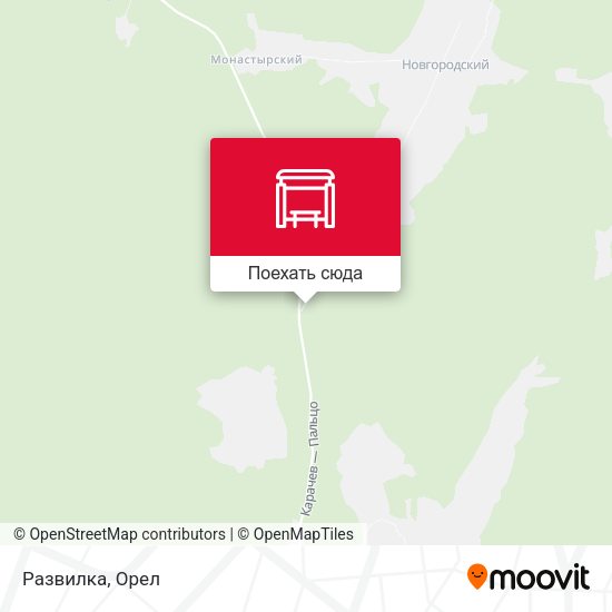 Карта Развилка