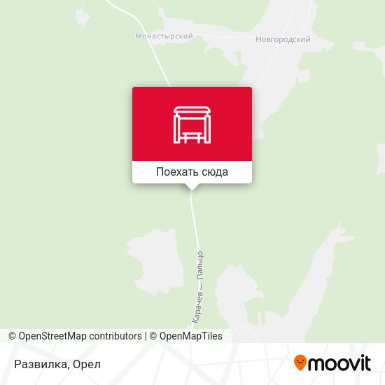 Карта Развилка
