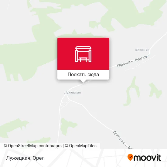 Карта Лужецкая