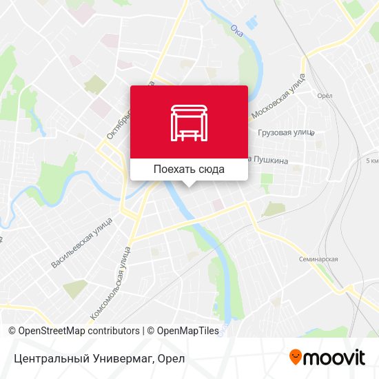 Карта Центральный Универмаг