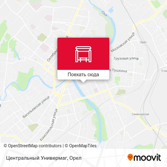 Карта Центральный Универмаг