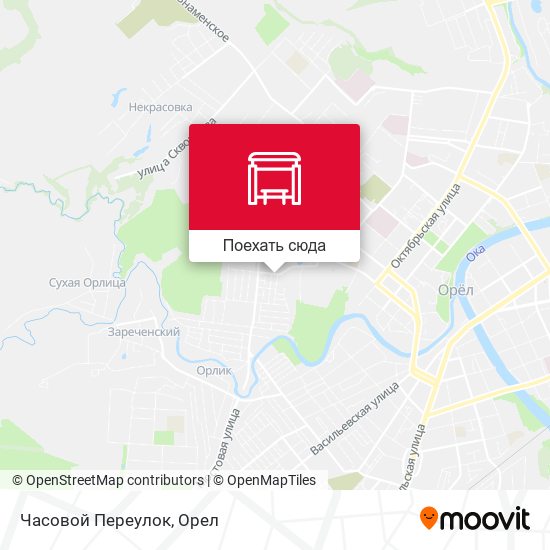 Карта Часовой Переулок