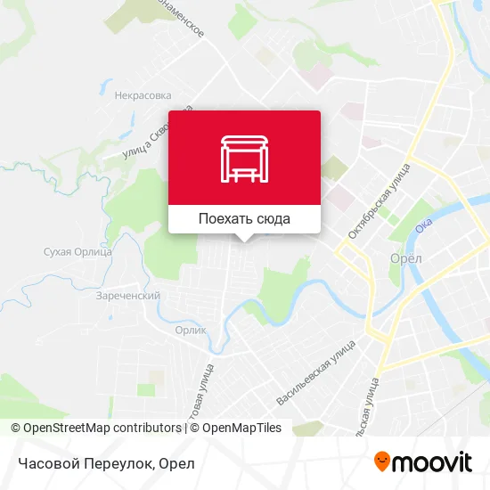 Карта Часовой Переулок