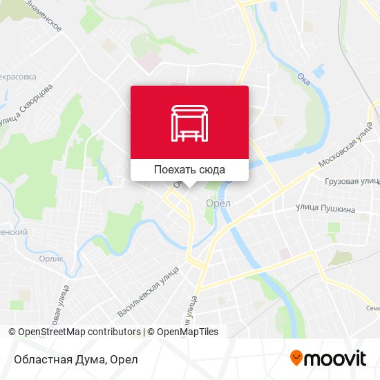 Карта Областная Дума