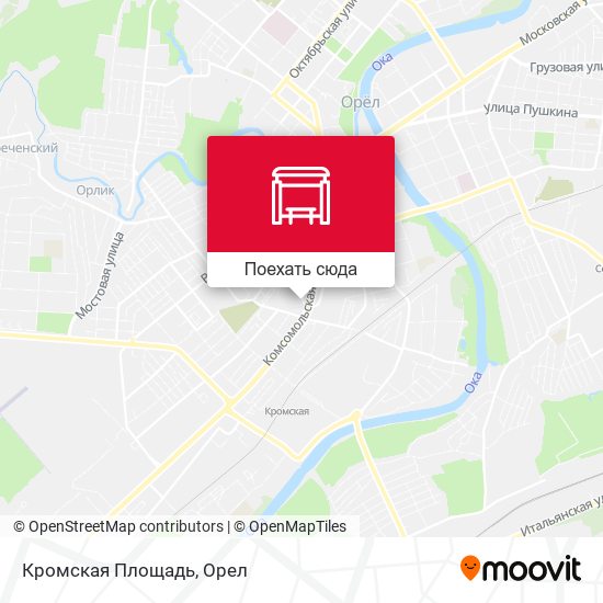 Карта Кромская Площадь