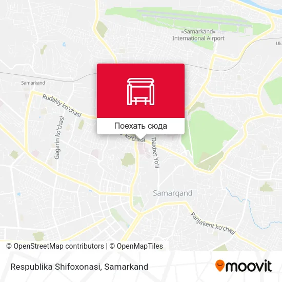 Карта Respublika Shifoxonasi