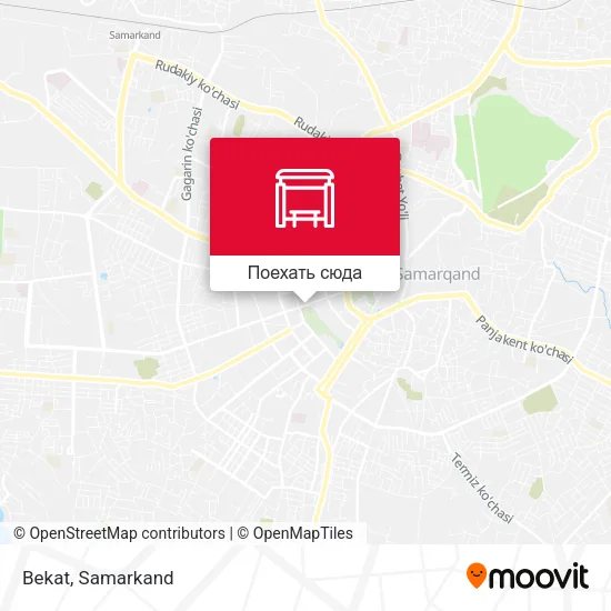 Карта Bekat