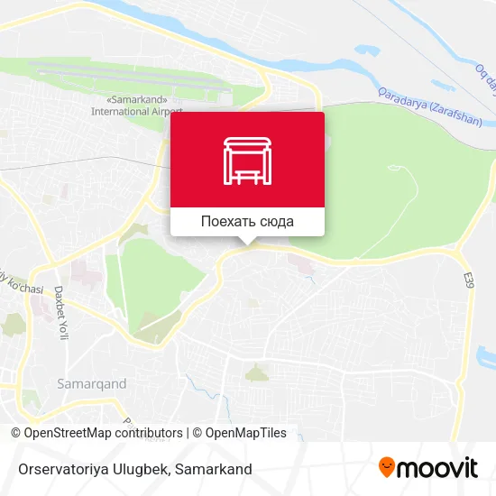 Карта Orservatoriya Ulugbek