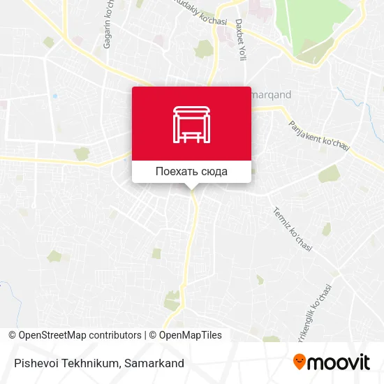 Карта Pishevoi Tekhnikum