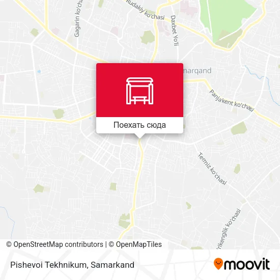 Карта Pishevoi Tekhnikum