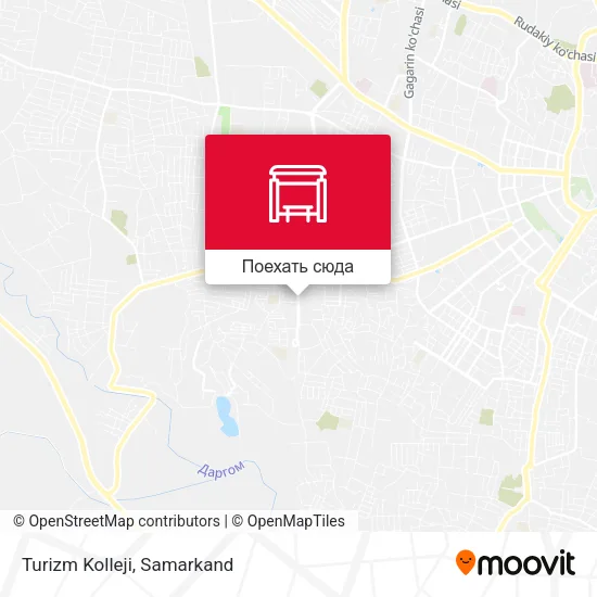 Карта Turizm Kolleji