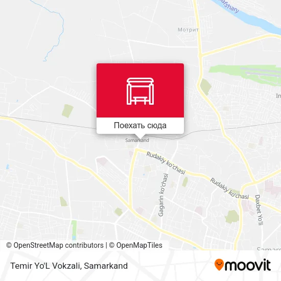 Карта Temir Yo'L Vokzali