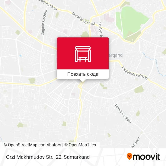 Карта Orzi Makhmudov Str., 22