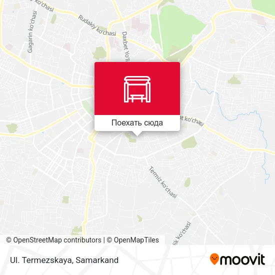 Карта Ul. Termezskaya