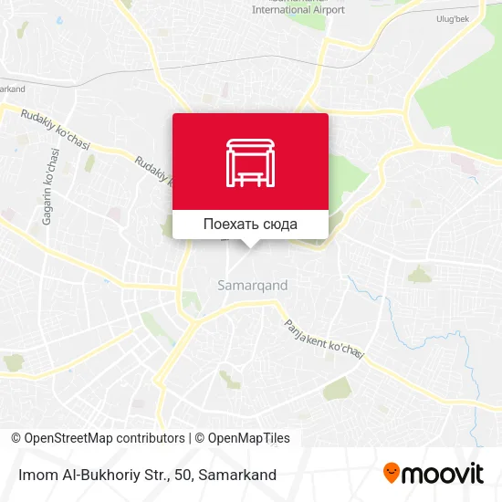 Карта Imom Al-Bukhoriy Str., 50