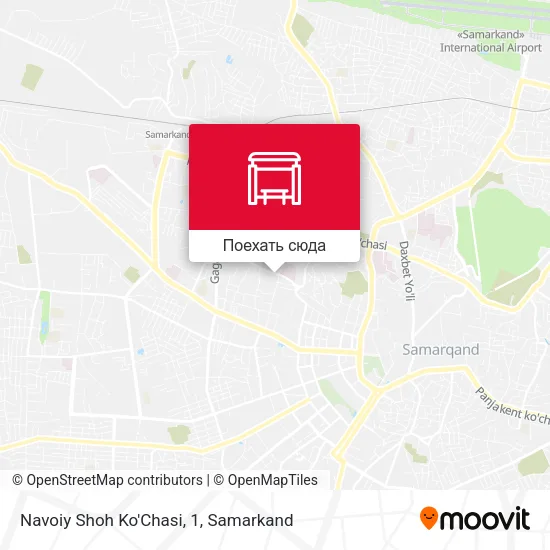 Карта Navoiy Shoh Ko'Chasi, 1