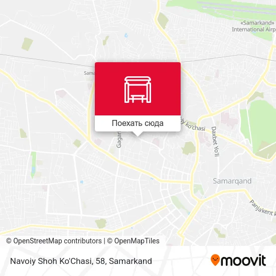 Карта Navoiy Shoh Ko'Chasi, 58