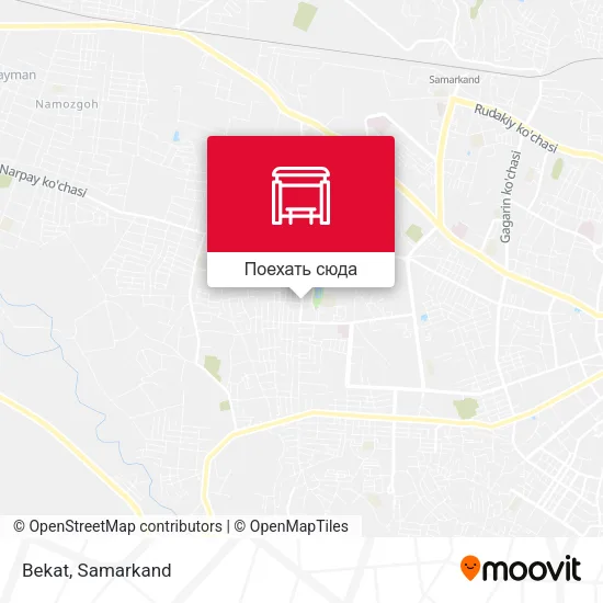 Карта Bekat