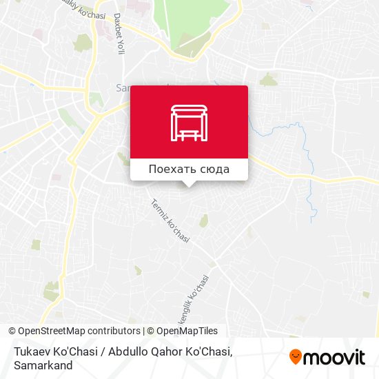 Карта Tukaev Ko'Chasi / Abdullo Qahor Ko'Chasi