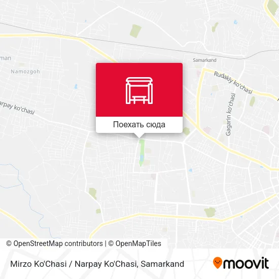 Карта Mirzo Ko'Chasi / Narpay Ko'Chasi
