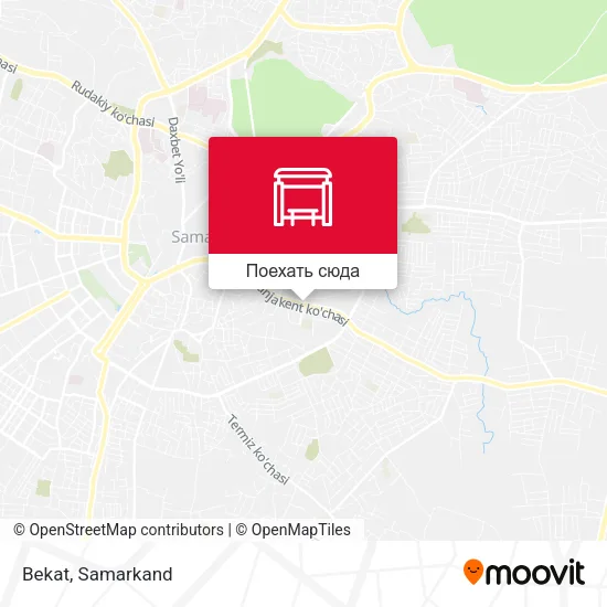Карта Bekat