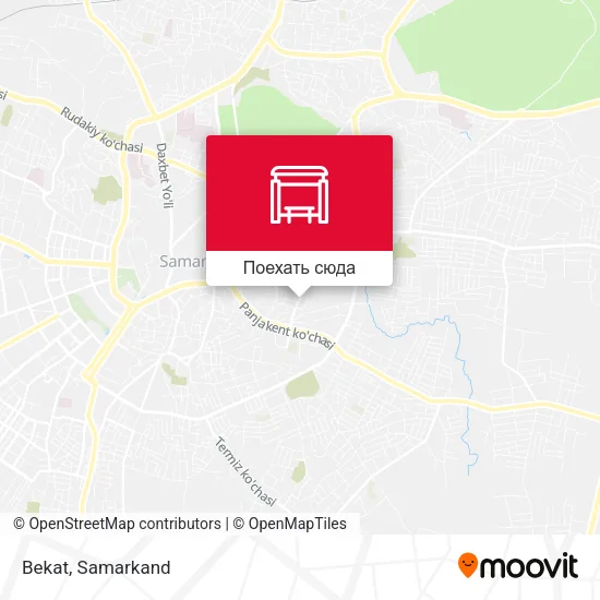 Карта Bekat