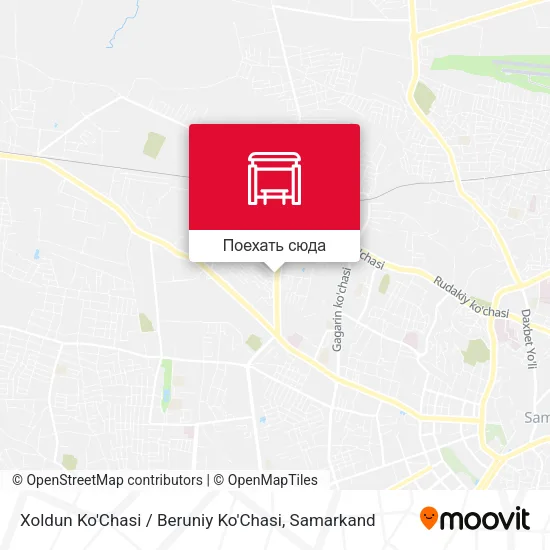 Карта Xoldun Ko'Chasi / Beruniy Ko'Chasi